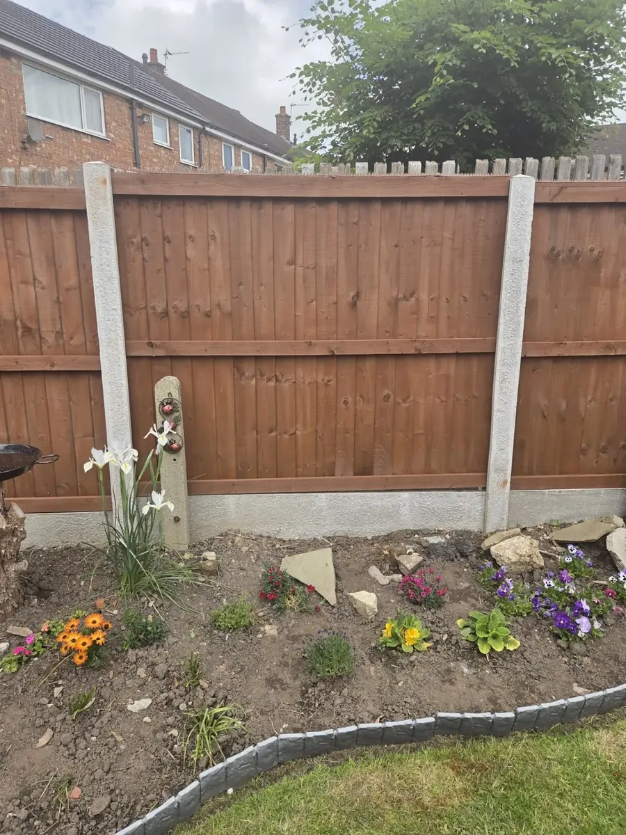 Fence after restoration